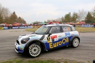 Rallye Český Krumlov: Pech / Uhel - Mini John Cooper Works S2000 na českobudějovickém Výstavištii